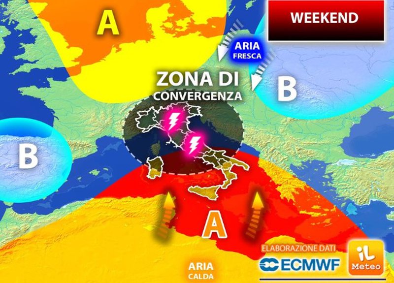 A do të preket Shqipëria? Meteorologu del me parashikimin e frikshëm: Italia në një zonë të rrezikshme konvergjence