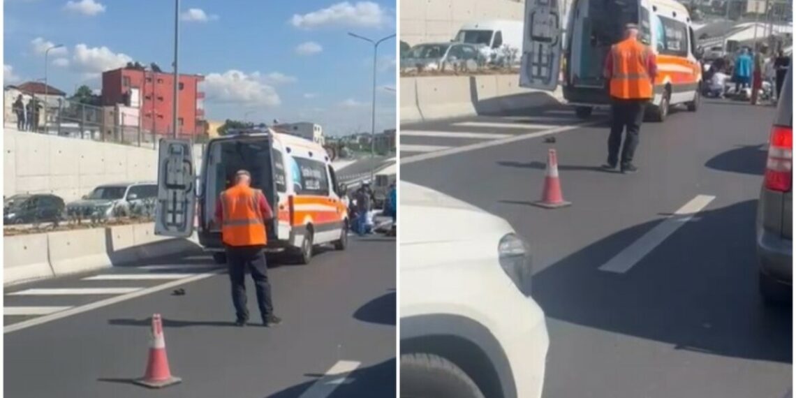 Aksident i rëndë në kryeqytet/ Makina përplas një person që po lëvizte me biçikletë (Detajet)