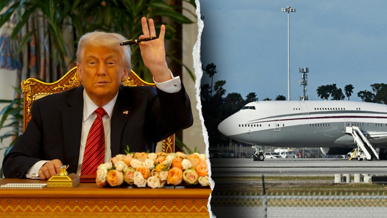 Si PALLAT mbretëror/ Brenda avionit që Katari i dhuroi Donald Trump-it!