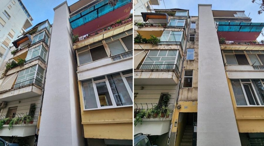 Çudira shqiptare! E reja hedh nga ballkoni një send të fortë, i bie në kokë të miturit