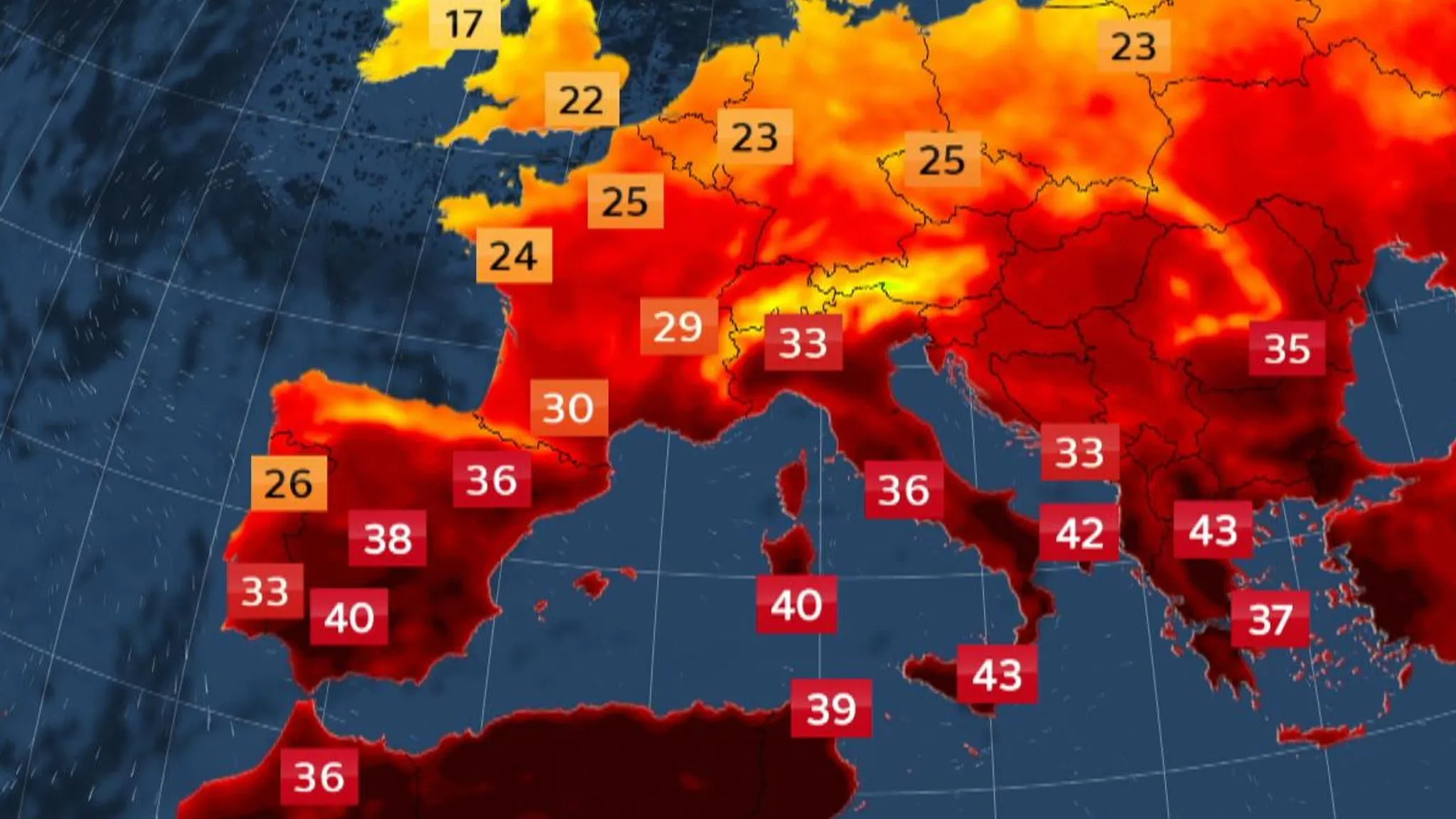 I nxehti ‘përvëlon’ Europën, disa shtete me alarm të kuq