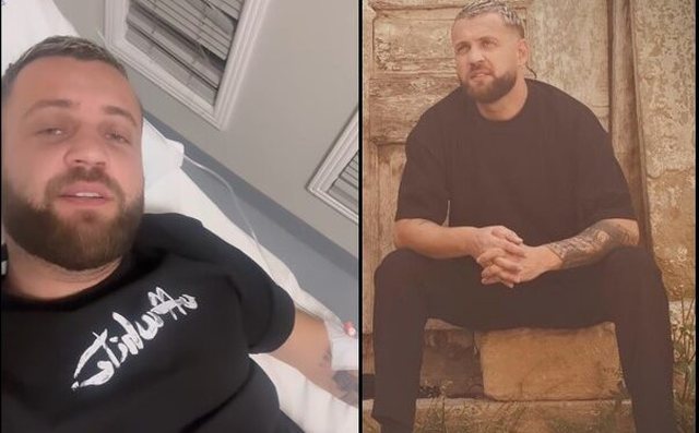 Luiz Ejlli në spital, këngëtari përfundon në operacion: Dhimbjet më filluan te…