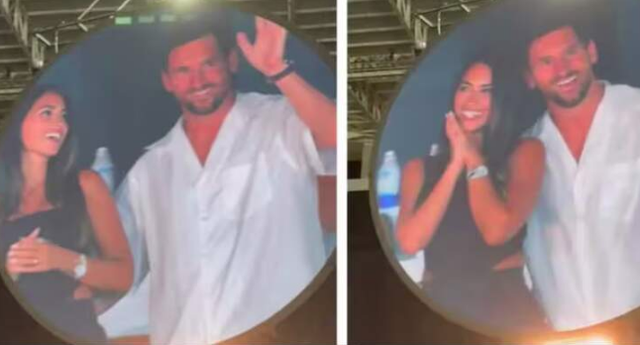 Messi shfaqet në ‘Kiss Cam’ në koncertin e Coldplay me gruan, ja si reaguan