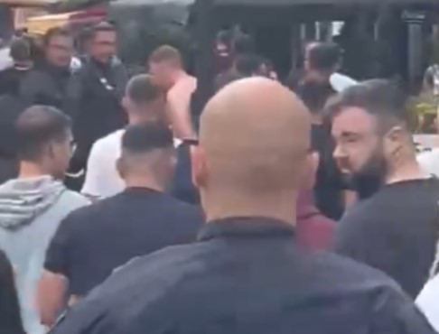 Ndeshja e Champions/ Plas sherri në Prishtinë, tifozët shqiptarë përleshen me ato të Kopenhagenit (Video)