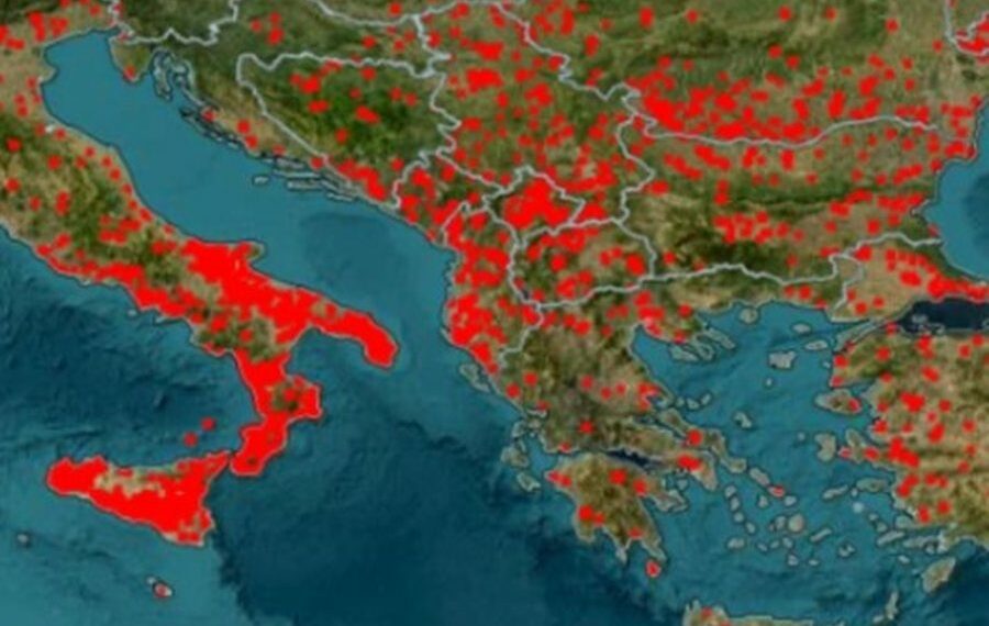 Vala e të nxehtit, Europa vijon të përballet me temperatura të larta dhe zjarret