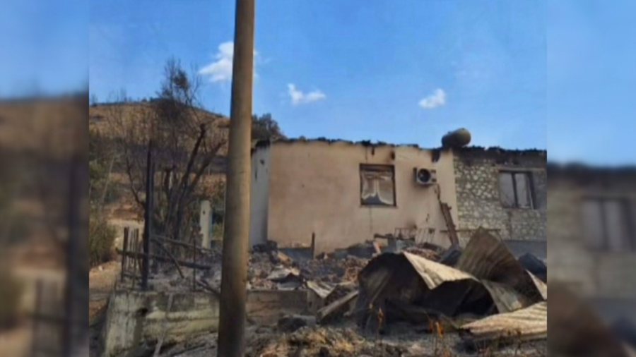 “Humbëm gjithçka”/ Zjarret në Gramsh, banorët me sytë nga shteti: Jemi pa çati mbi kokë