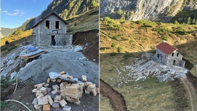 Ndërtoi pa leje në Zonë të Mbrojtur, arrestohet qytetari në Tropojë! AMP dërgon në prokurori punonjësin e policisë dhe një tjetër