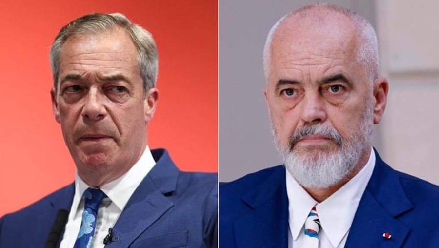 “Do ta mbush avionin me kriminelë”, Farage provokon sërish Ramën: Do drekoj pas disa javësh me kryeministrin e Shqipërisë