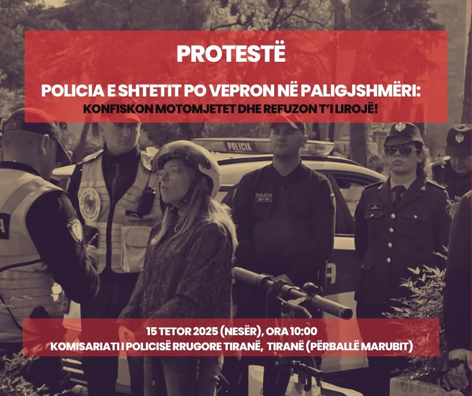 Protestë kundër policisë: Po vepron në paligjshmëri! Konfiskuan monopatinat dhe refuzojnë t’i kthejnë