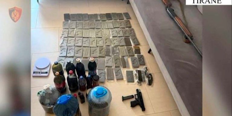 Zbulohet “baza” e drogës në Tiranë, identifikohen 44 prodhues dhe shpërndarës, mes tyre edhe të mitur